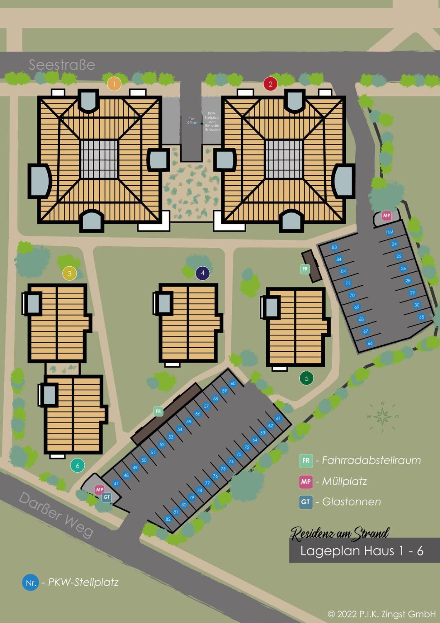 Residenz Am Strand Wohnung 2-39 Zingst Eksteriør billede